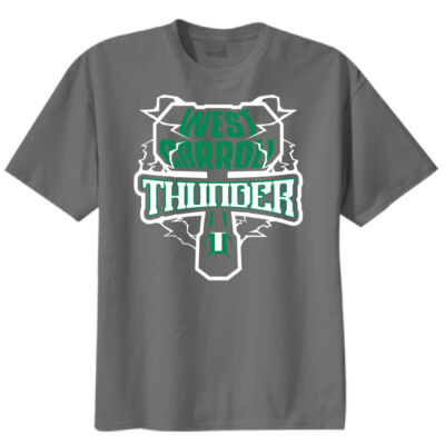 West Carroll Thunder Logo 1 - Youth Core Blend Tee Thumbnail
