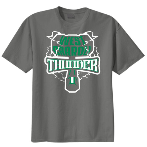 West Carroll Thunder Logo 1 - Youth Core Blend Tee Thumbnail