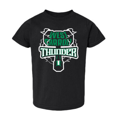 West Carroll Thunder Logo 1 - Toddler Fine Jersey Tee Thumbnail