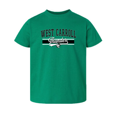 West Carroll Thunder Logo 2 - Toddler Fine Jersey Tee Thumbnail