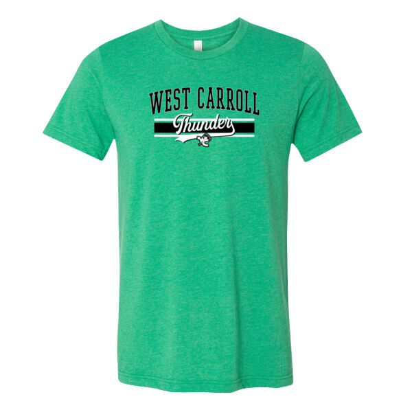 West Carroll Thunder Logo 2 - CVC Jersey Tee Thumbnail