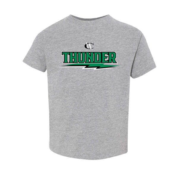 West Carroll Thunder Logo 3 - Toddler Fine Jersey Tee Thumbnail