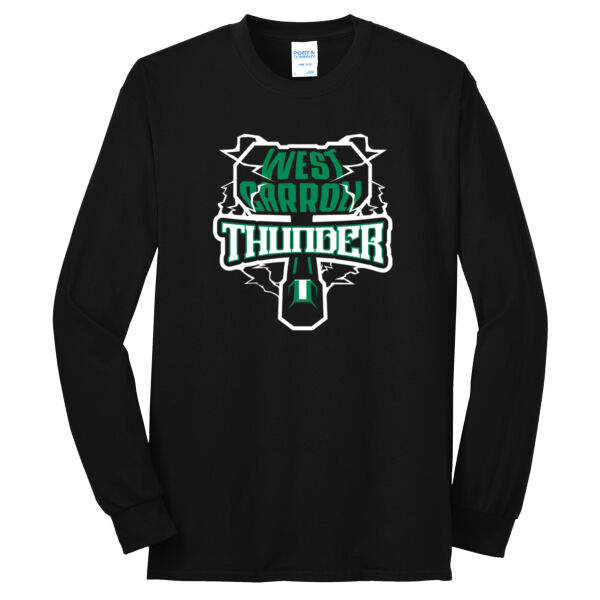 West Carroll Thunder Logo 1 - Long Sleeve Core Blend Tee Thumbnail