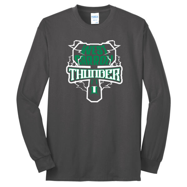 West Carroll Thunder Logo 1 - Tall Long Sleeve Core Blend Tee Thumbnail
