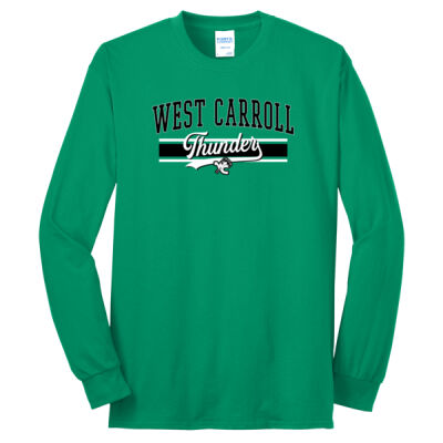 West Carroll Thunder Logo 2 - Long Sleeve Core Blend Tee Thumbnail