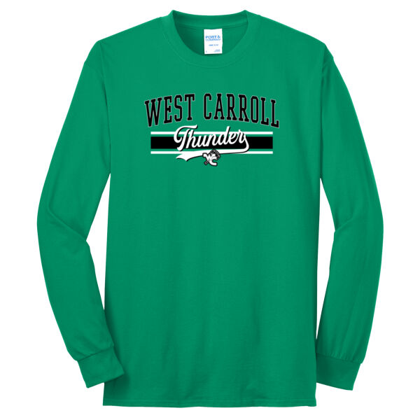 West Carroll Thunder Logo 2 - Long Sleeve Core Blend Tee Thumbnail