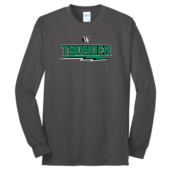 West Carroll Thunder Logo 3 - Tall Long Sleeve Core Blend Tee Thumbnail