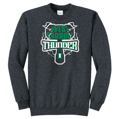 West Carroll Thunder Logo 1 - Core Fleece Crewneck Sweatshirt Thumbnail