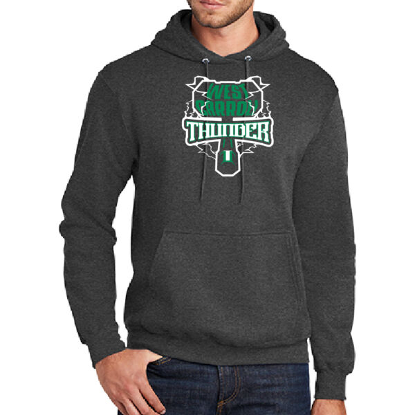 West Carroll Thunder Logo 1 - Tall Core Fleece Pullover Hooded Sweatshirt Thumbnail