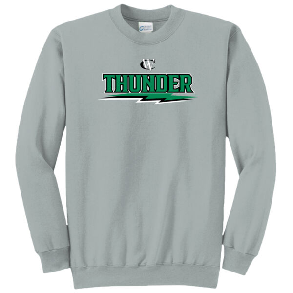 West Carroll Thunder Logo 3 - Core Fleece Crewneck Sweatshirt Thumbnail