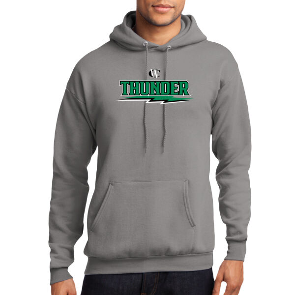 West Carroll Thunder Logo 3 - Core Fleece Pullover Hooded Sweatshirt Thumbnail