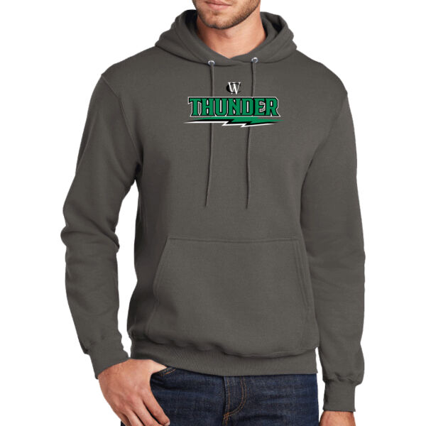 West Carroll Thunder Logo 3 - Tall Core Fleece Pullover Hooded Sweatshirt Thumbnail