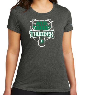 West Carroll Thunder Logo 1 - Women's Swoosh Sleeve rLegend Tee Thumbnail
