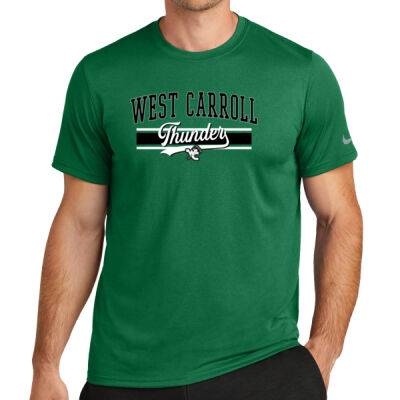 West Carroll Thunder Logo 2 - Swoosh Sleeve rLegend Tee Thumbnail