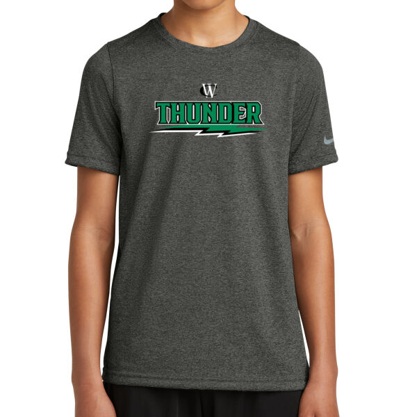 West Carroll Thunder Logo 3 - Youth Swoosh Sleeve rLegend Tee Thumbnail