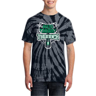 West Carroll Thunder Logo 1 - Tie Dye Tee Thumbnail