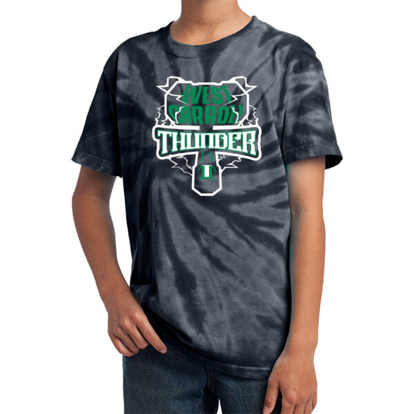 West Carroll Thunder Logo 1 - Youth Tie Dye Tee Thumbnail