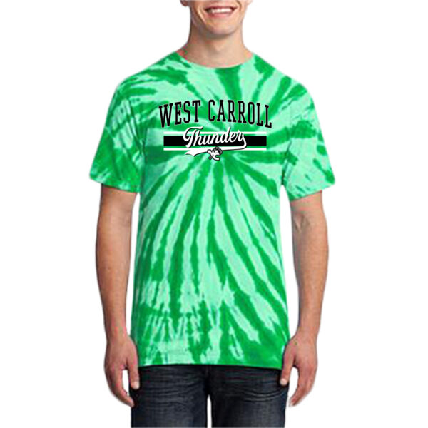 West Carroll Thunder Logo 2 - Tie Dye Tee Thumbnail