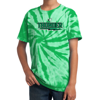 West Carroll Thunder Logo 3 - Youth Tie Dye Tee Thumbnail