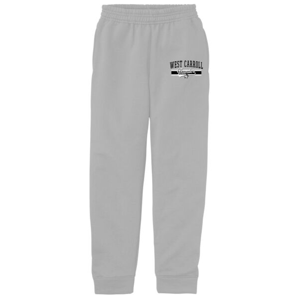 West Carroll Thunder Logo 2 - Youth Core Fleece Jogger Thumbnail