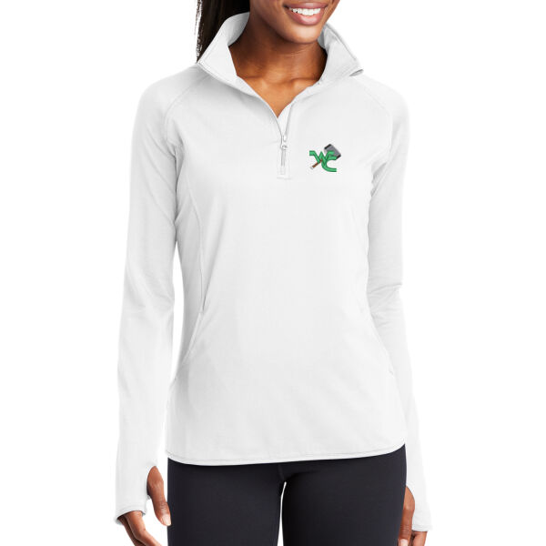 West Carroll Thunder - Women's Sport Wick ® Stretch 1/4 Zip Pullover Thumbnail